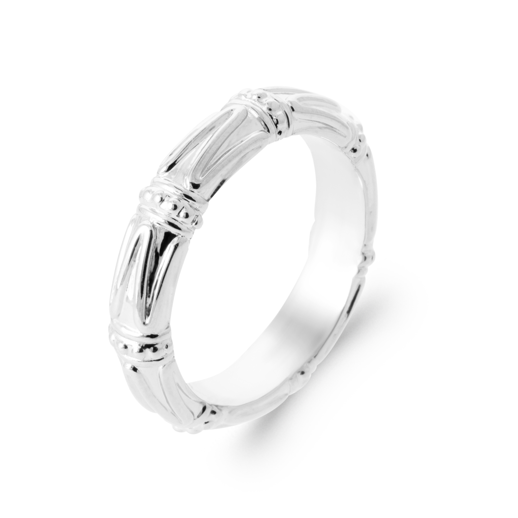 Bague Homme Argent Rhodié
