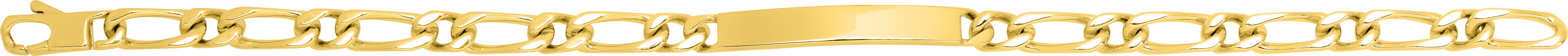 Gourmette Plaqué Or cheval Largeur 5mm - Bracelet