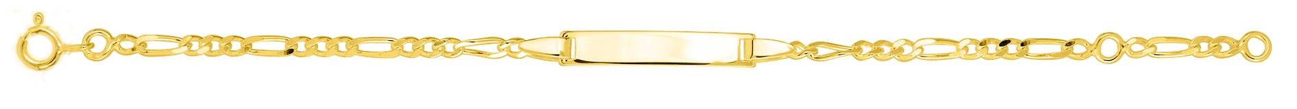 Gourmette Plaqué Or figaro