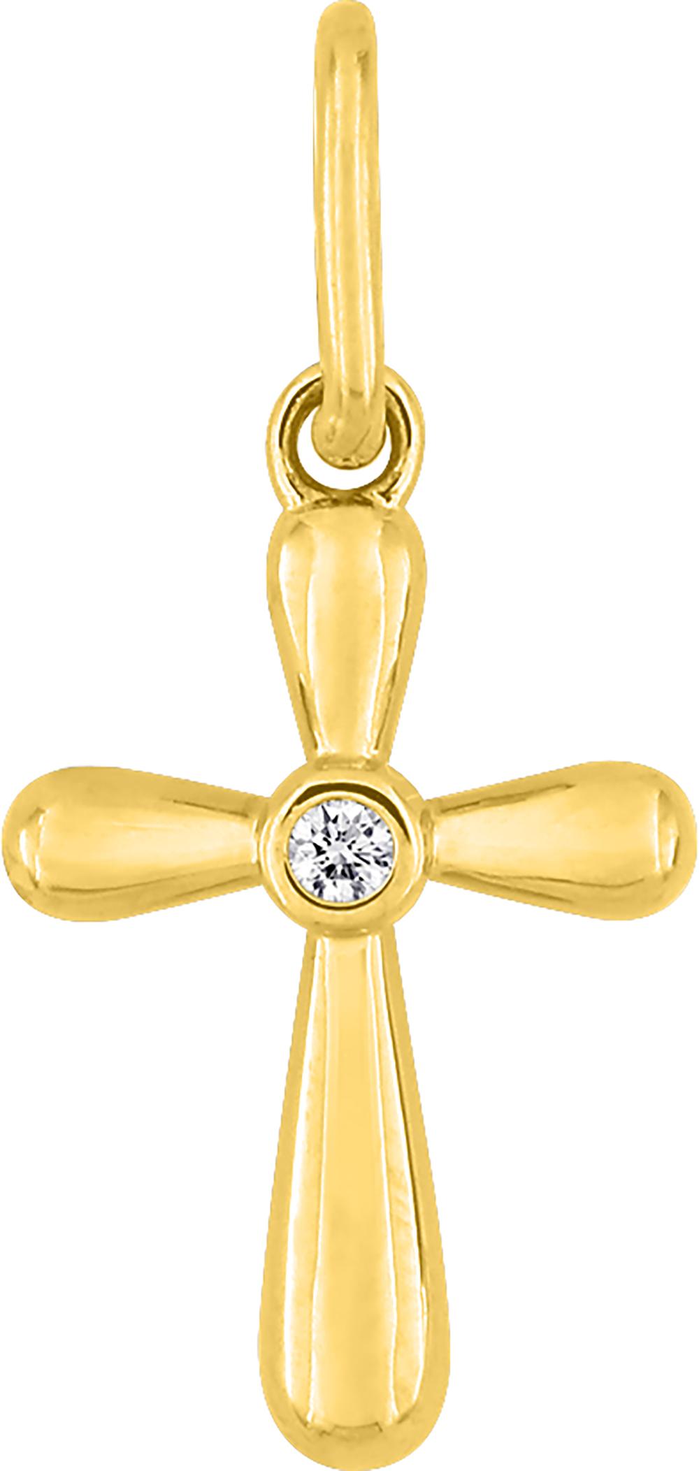 Pendentif Or Diamant 0.01ct GH P2