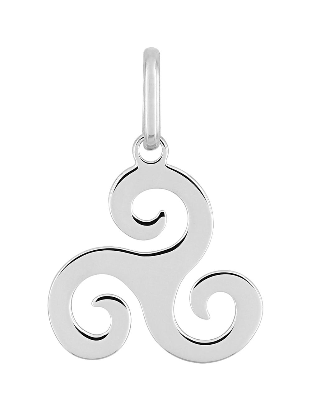 Pendentif Argent Rhodié Croix