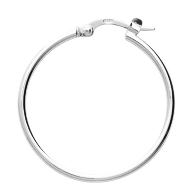 Boucles d'oreilles Créoles Argent Diamètre 25mm - Boucles d'oreilles