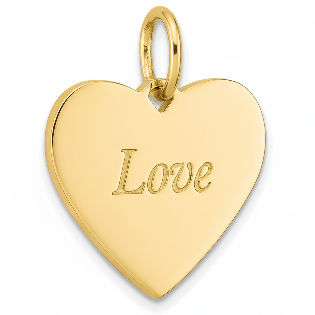 Pendentif Or Coeur