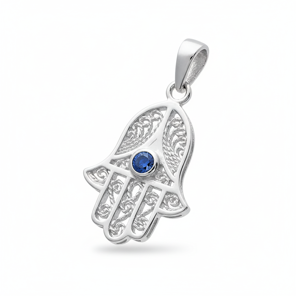 Pendentif Argent Main de Fatma