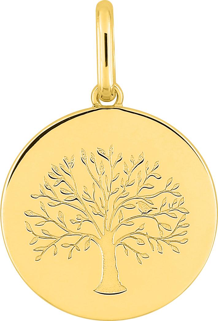Pendentif Plaqué Or Arbre de Vie