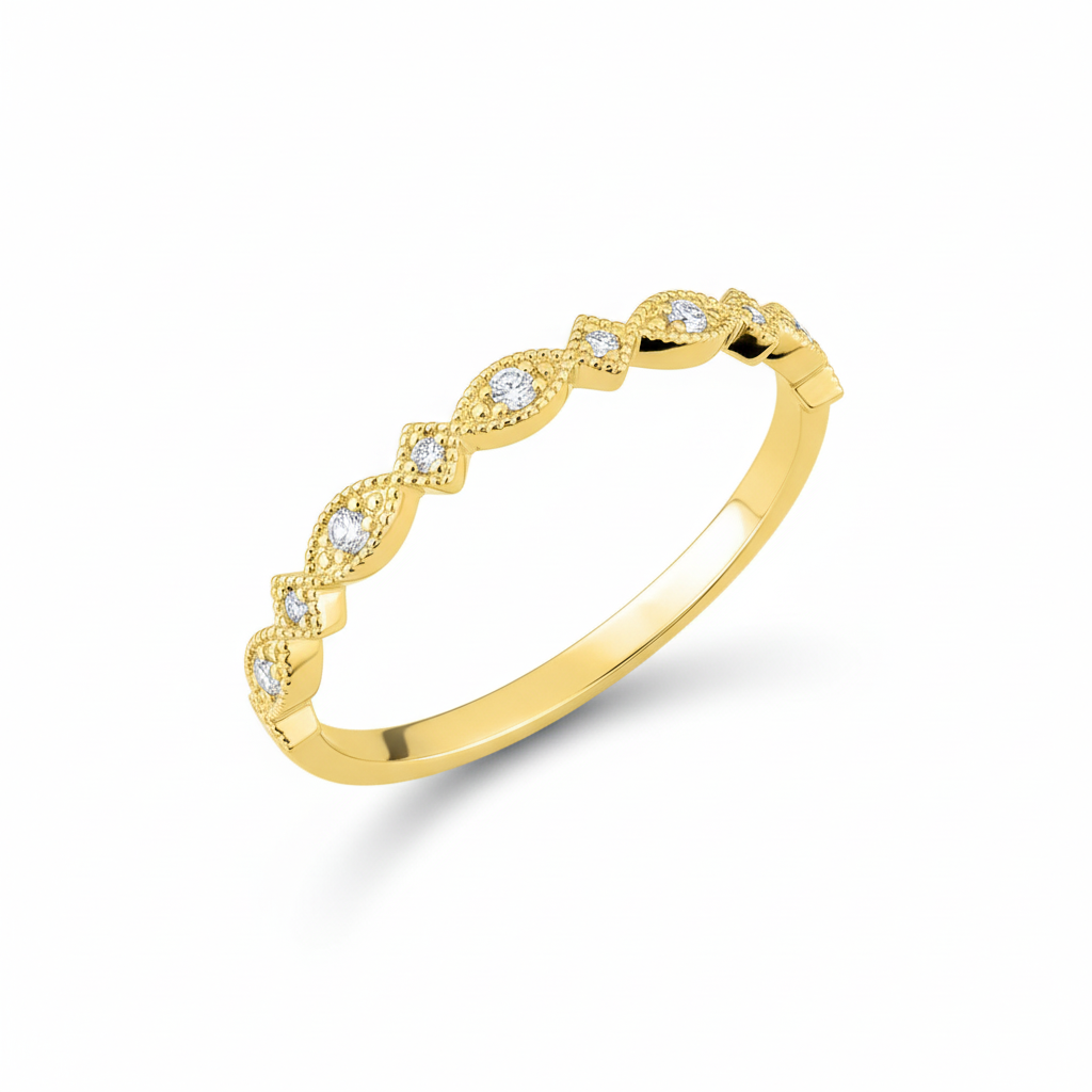 Bague Or Diamant 0.08ct GH P2