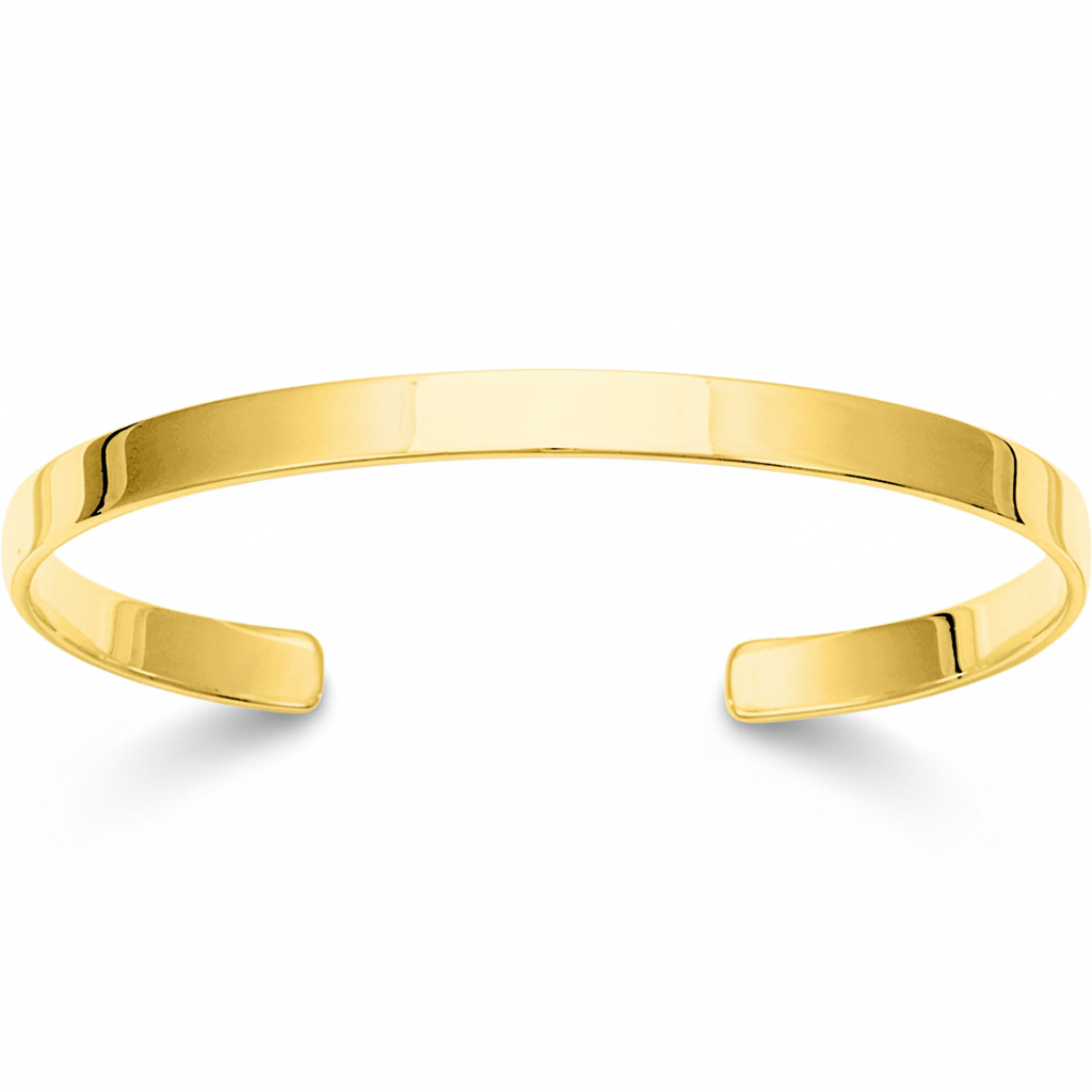 Jonc Plaqué Or - Bracelet