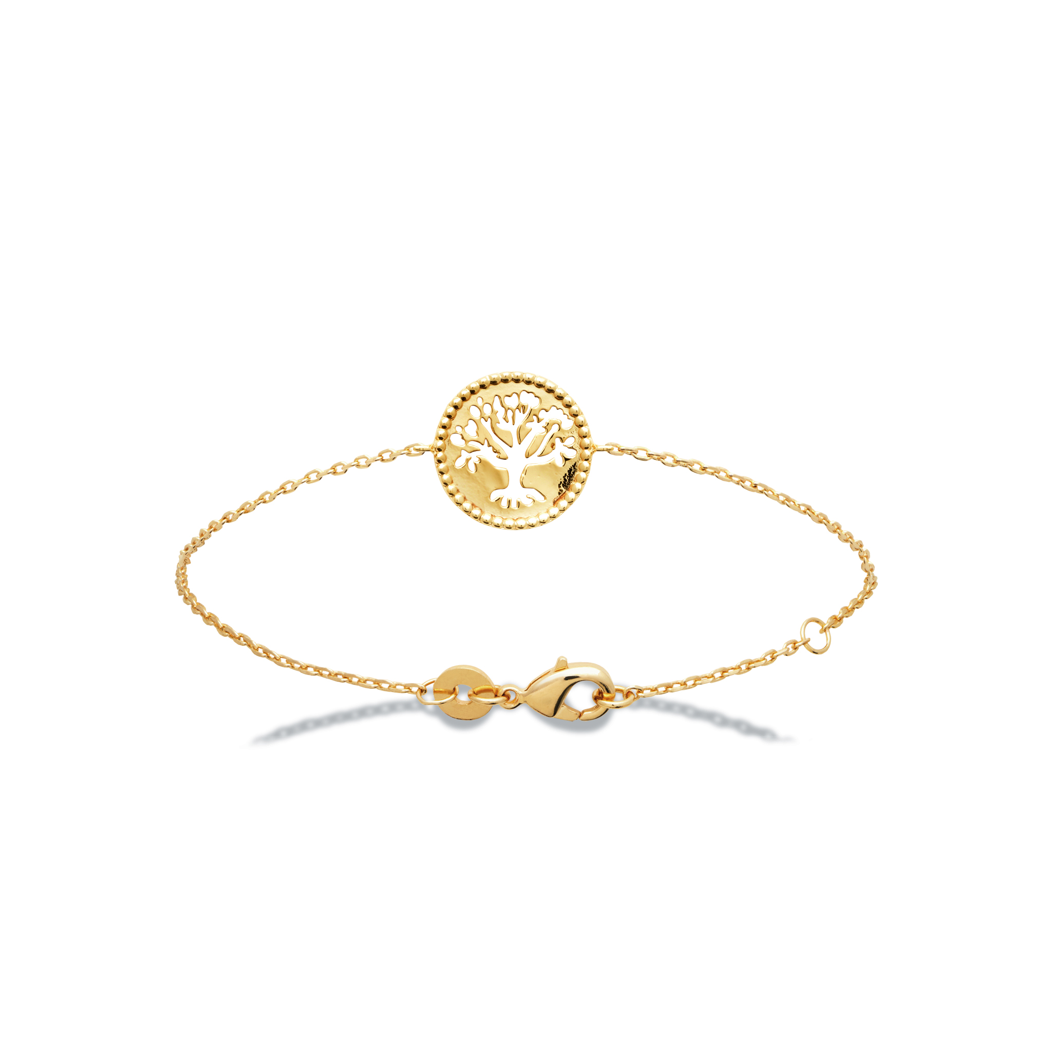 Bracelet Plaqué Or Arbre de Vie