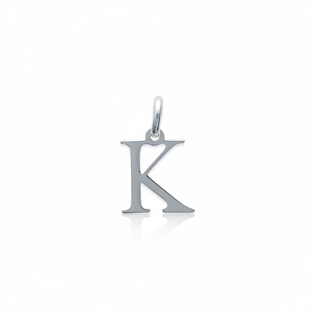 Pendentif Argent Lettre K