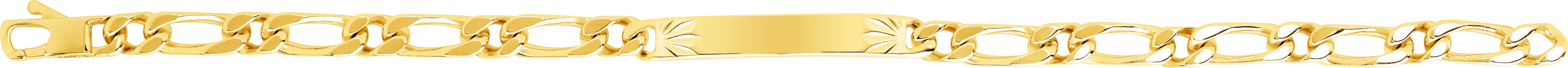 Gourmette Plaqué Or cheval Largeur 5mm