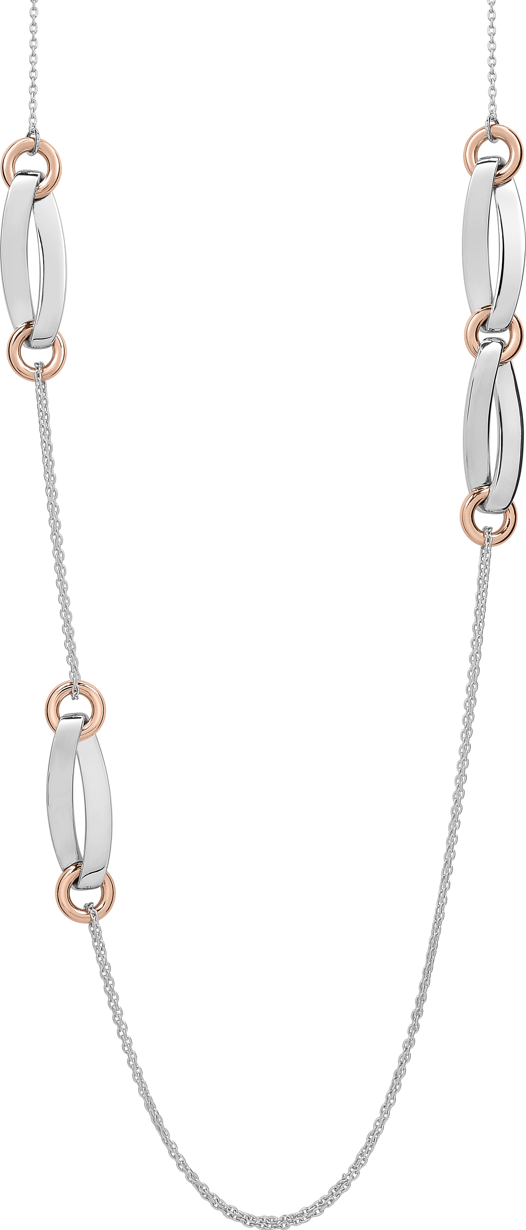 Collier Sautoir Argent Rhodié - Collier