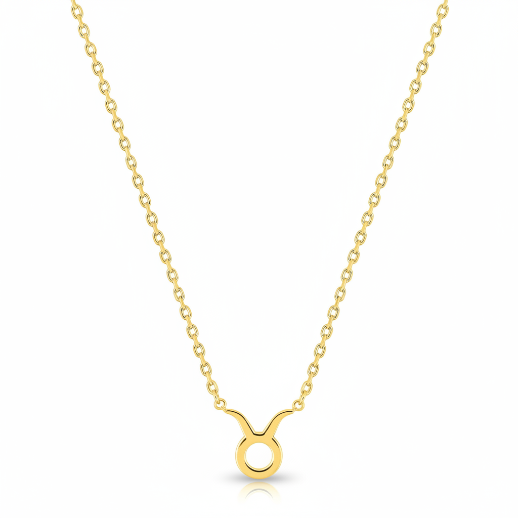 Collier Plaqué Or Taureau