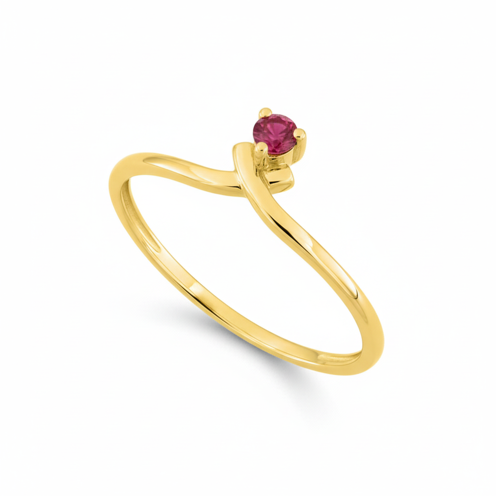 Bague Or 18k Rubis