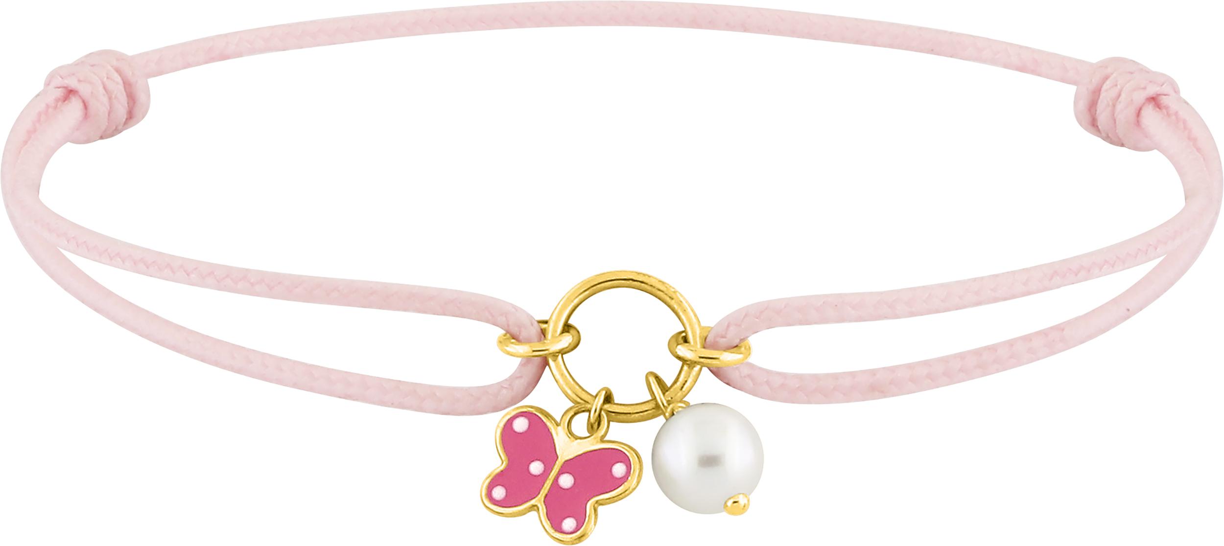 Bracelet Perles de culture d'eau douce Papillon