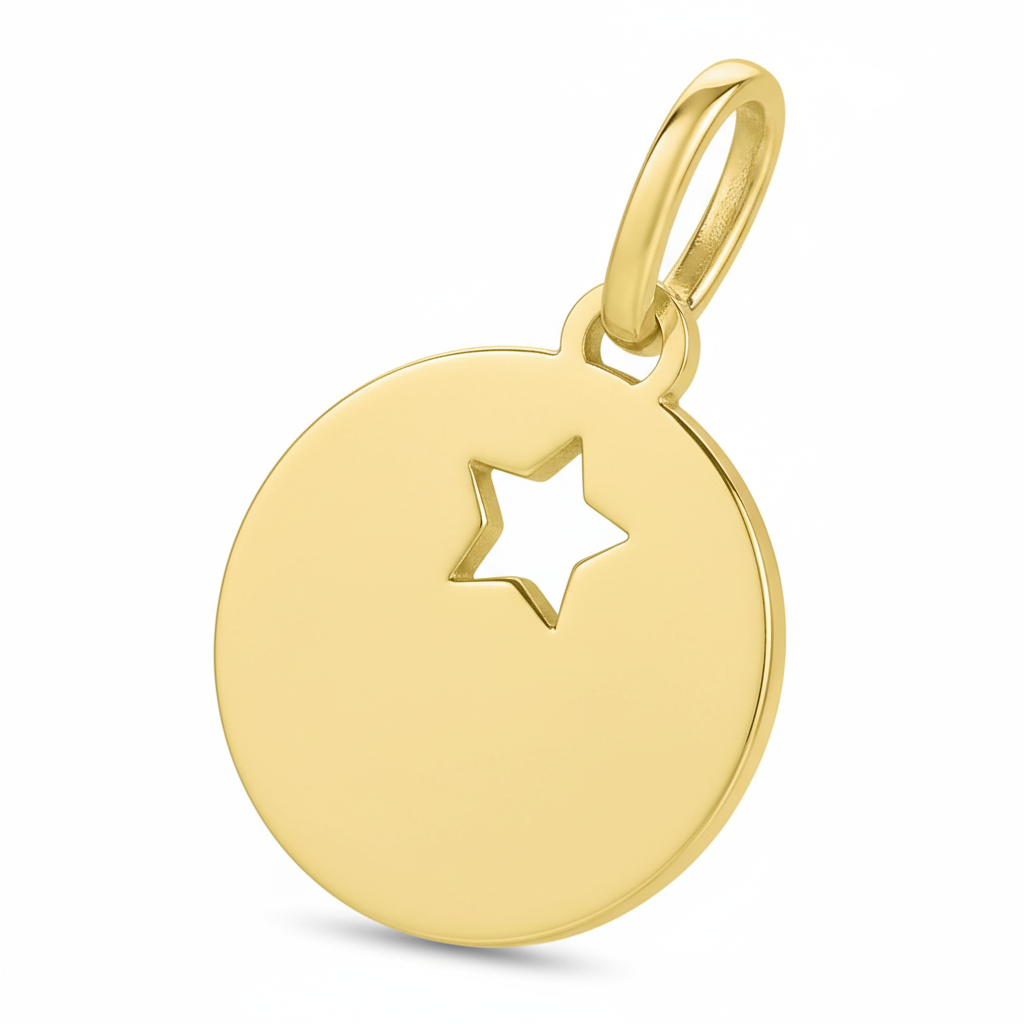 Pendentif Or 18k Étoile