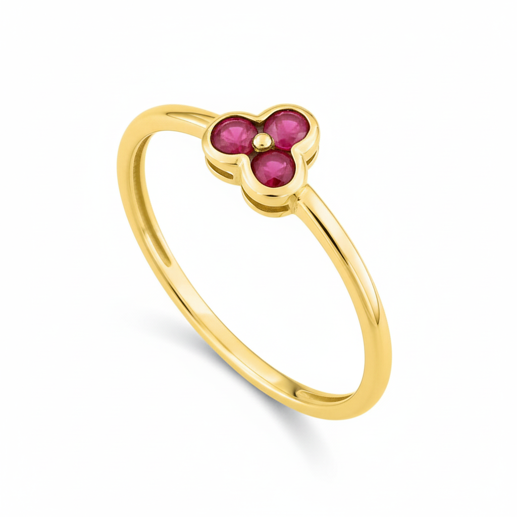 Bague Or 18k Rubis