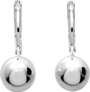 Boucles d'oreilles Dormeuses Argent Rhodié - Boucles d'oreilles