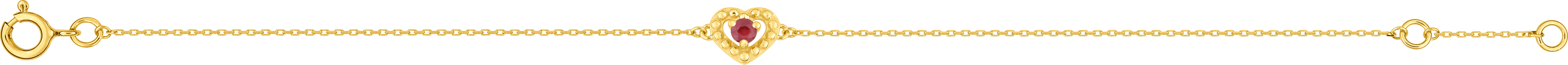 Bracelet Or Rubis