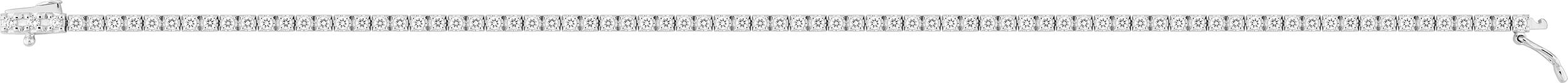 Bracelet Or Blanc Diamant F VS