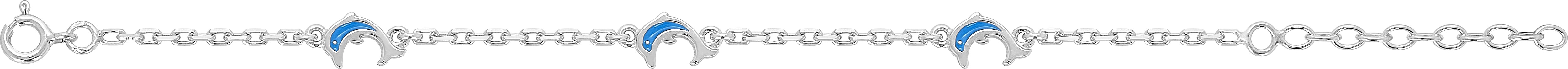 Bracelet Argent Rhodié Dauphin