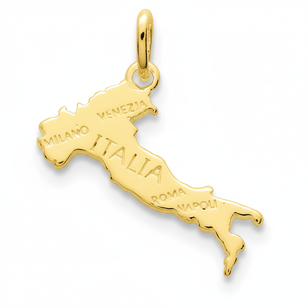 Pendentif Plaqué Or Italie