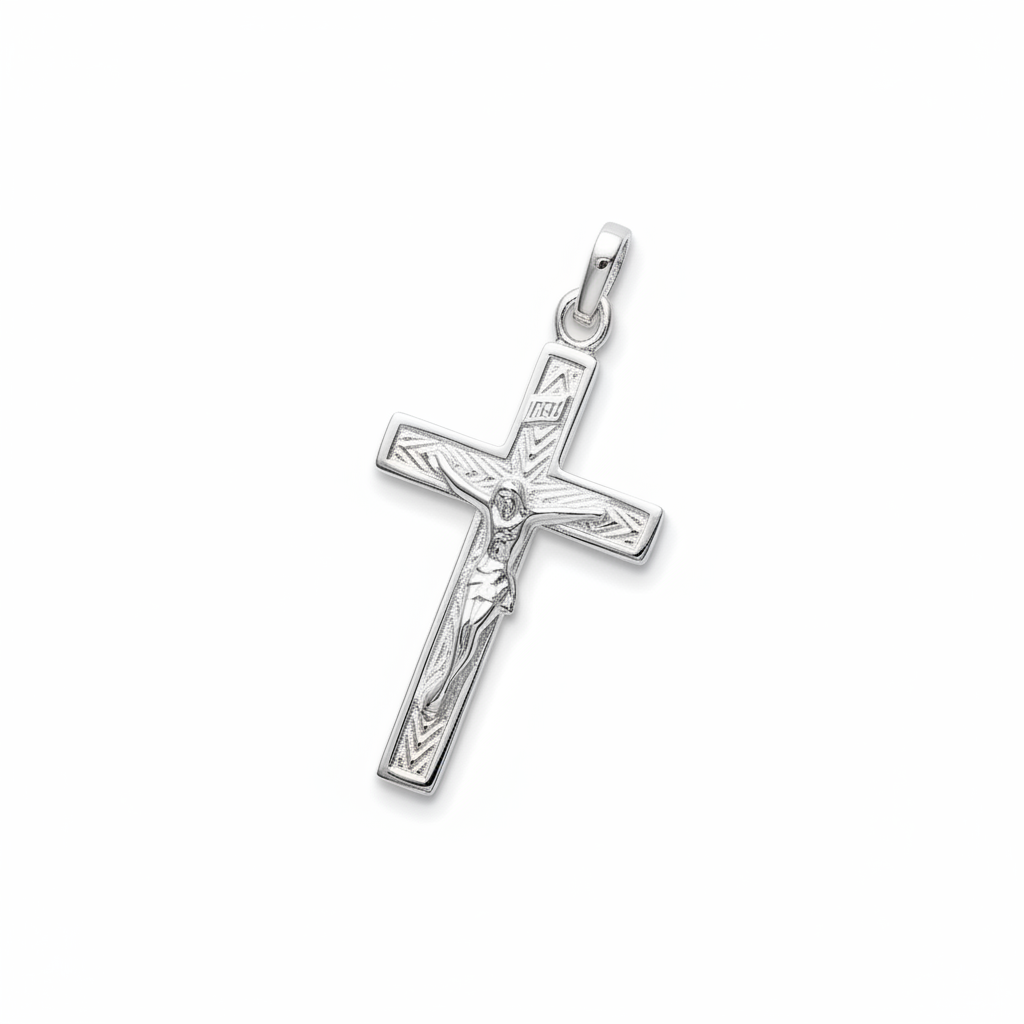 Pendentif Argent Croix Chrétienne