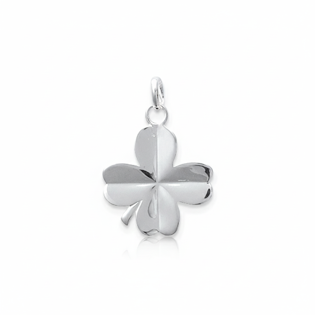 Pendentif Argent Trèfle