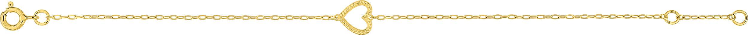 Bracelet Or 18k Longueur 16.5cm Coeur