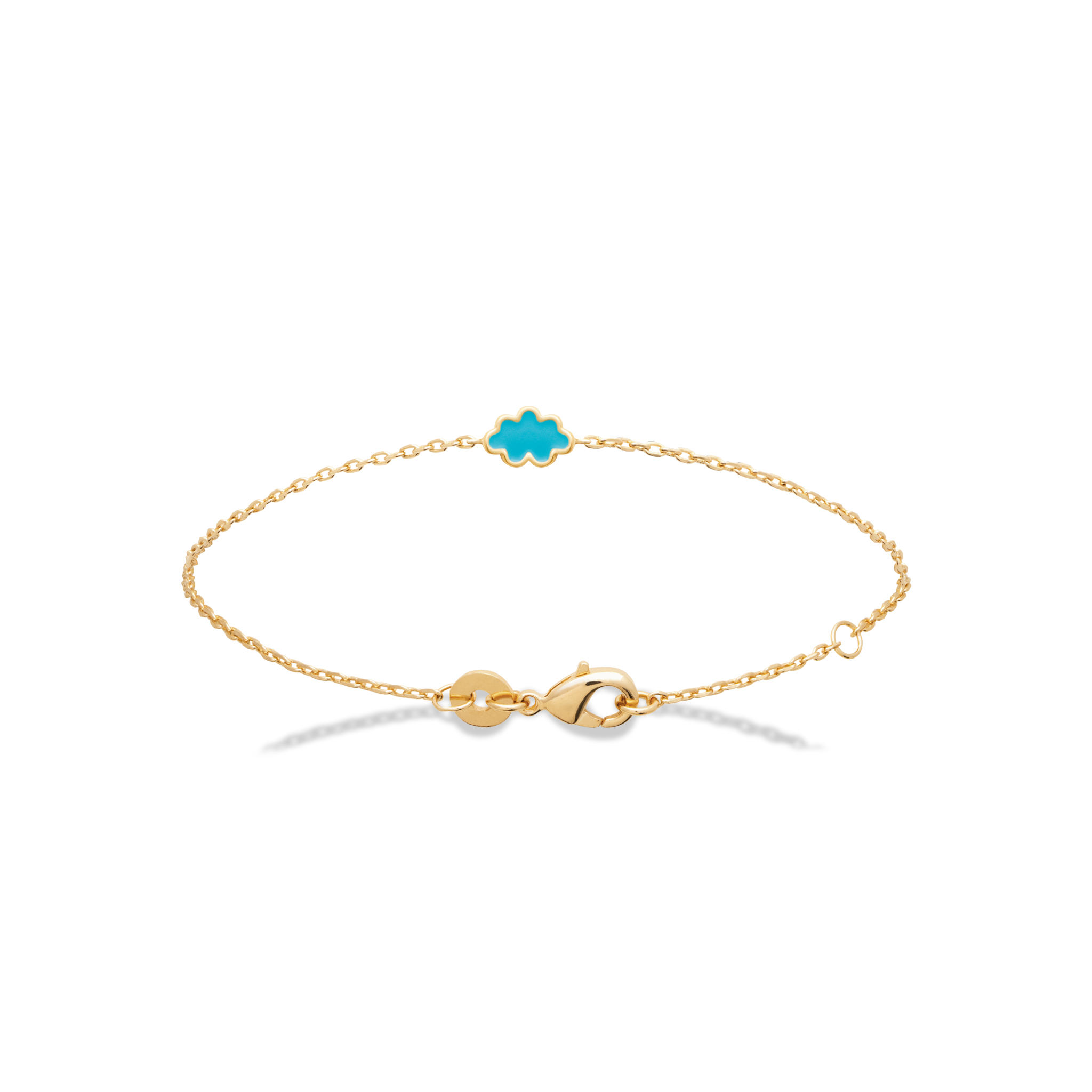 Bracelet Enfant Plaqué Or Figuratif Couleurs - Bracelet