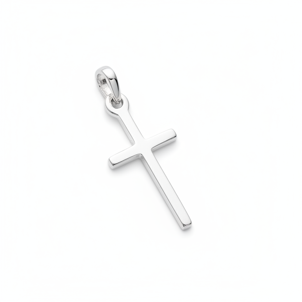 Pendentif Argent Croix Chrétienne