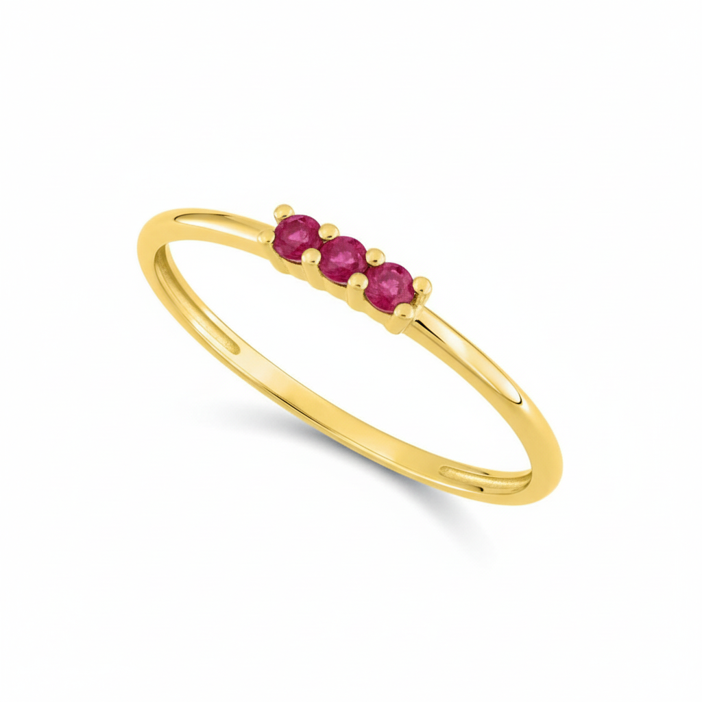 Bague Or Rubis