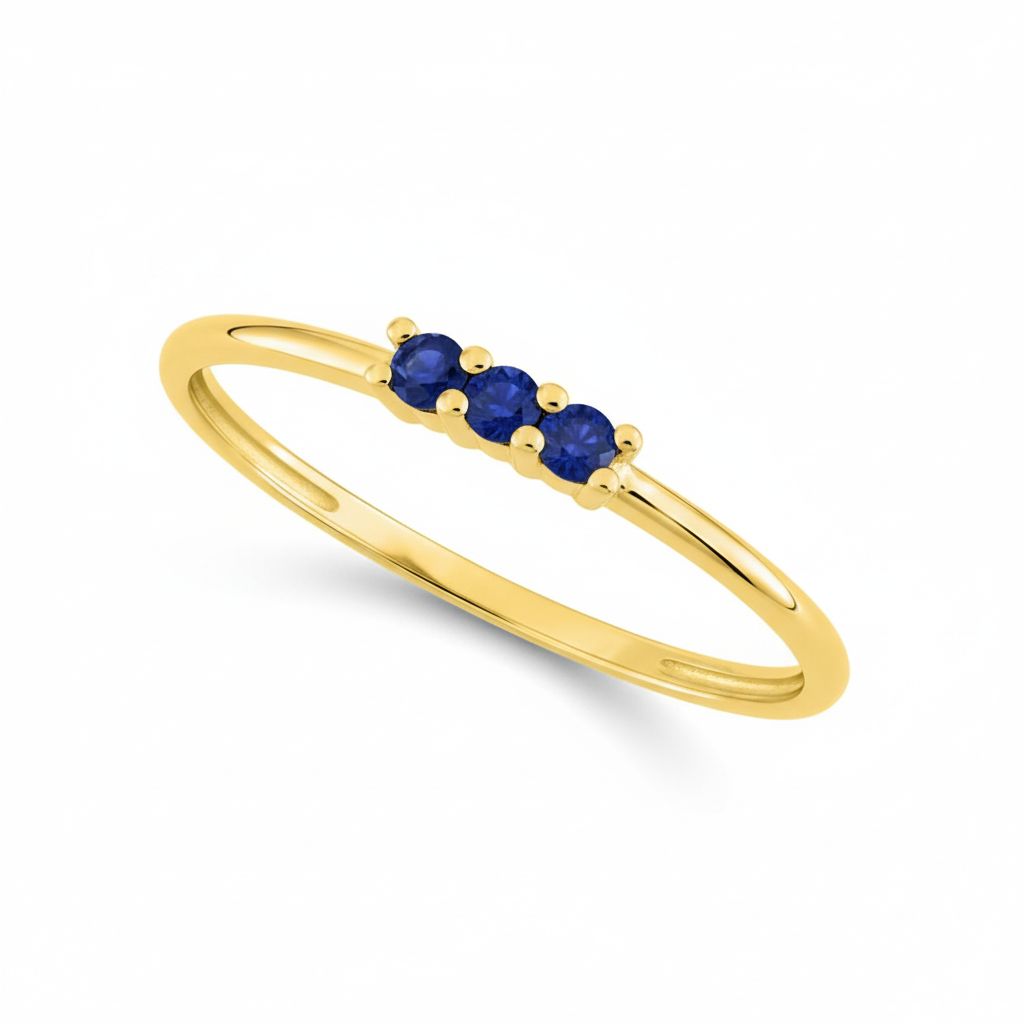 Bague Or Saphir