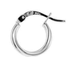 Boucles d'oreilles Créoles Argent Diamètre 8mm - Boucles d'oreilles