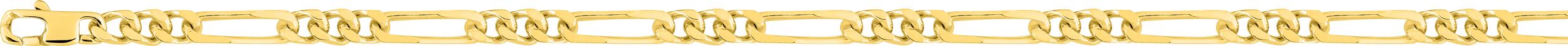 Chaîne Homme Or 18k figaro Largeur 4mm