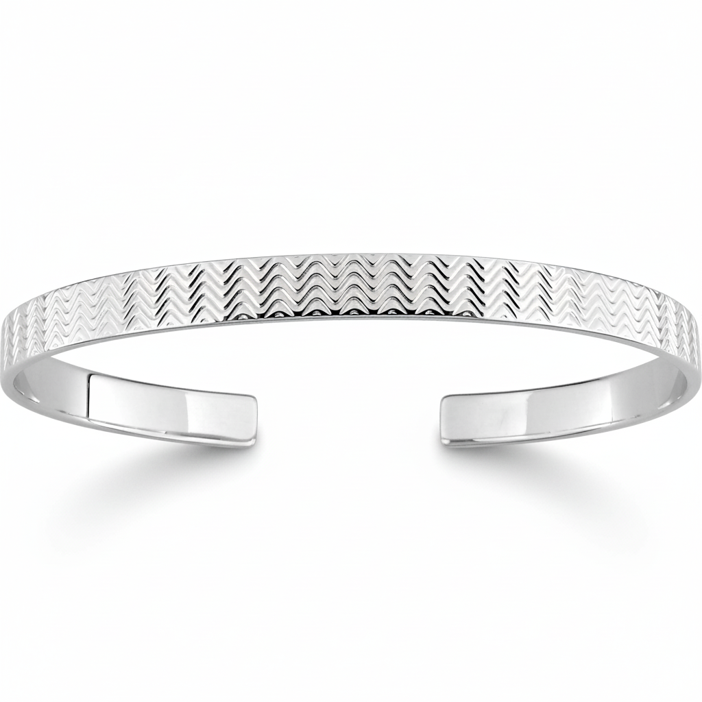 Jonc Homme Argent - Bracelet