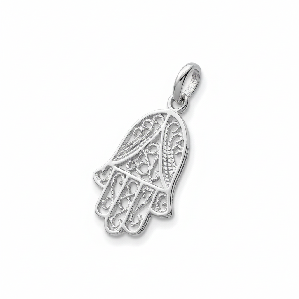 Pendentif Argent Main de Fatma
