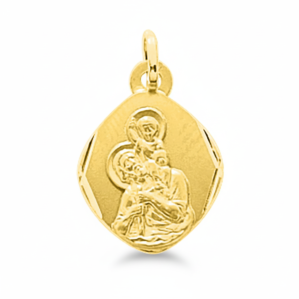 Pendentif Médaille Or Saint Christophe - Pendentif