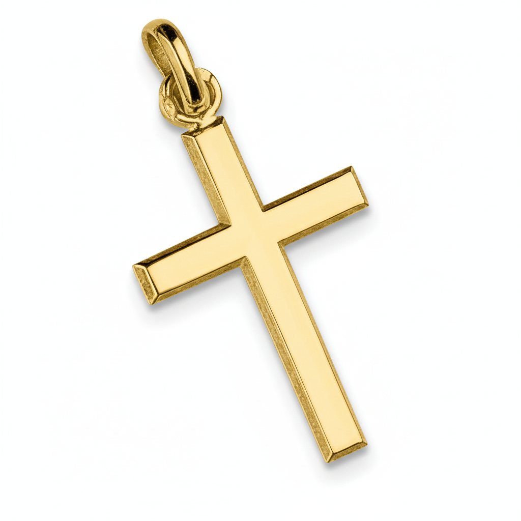 Pendentif Plaqué Or Croix - Pendentif
