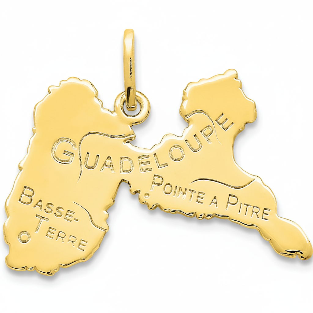 Pendentif Plaqué Or Guadeloupe