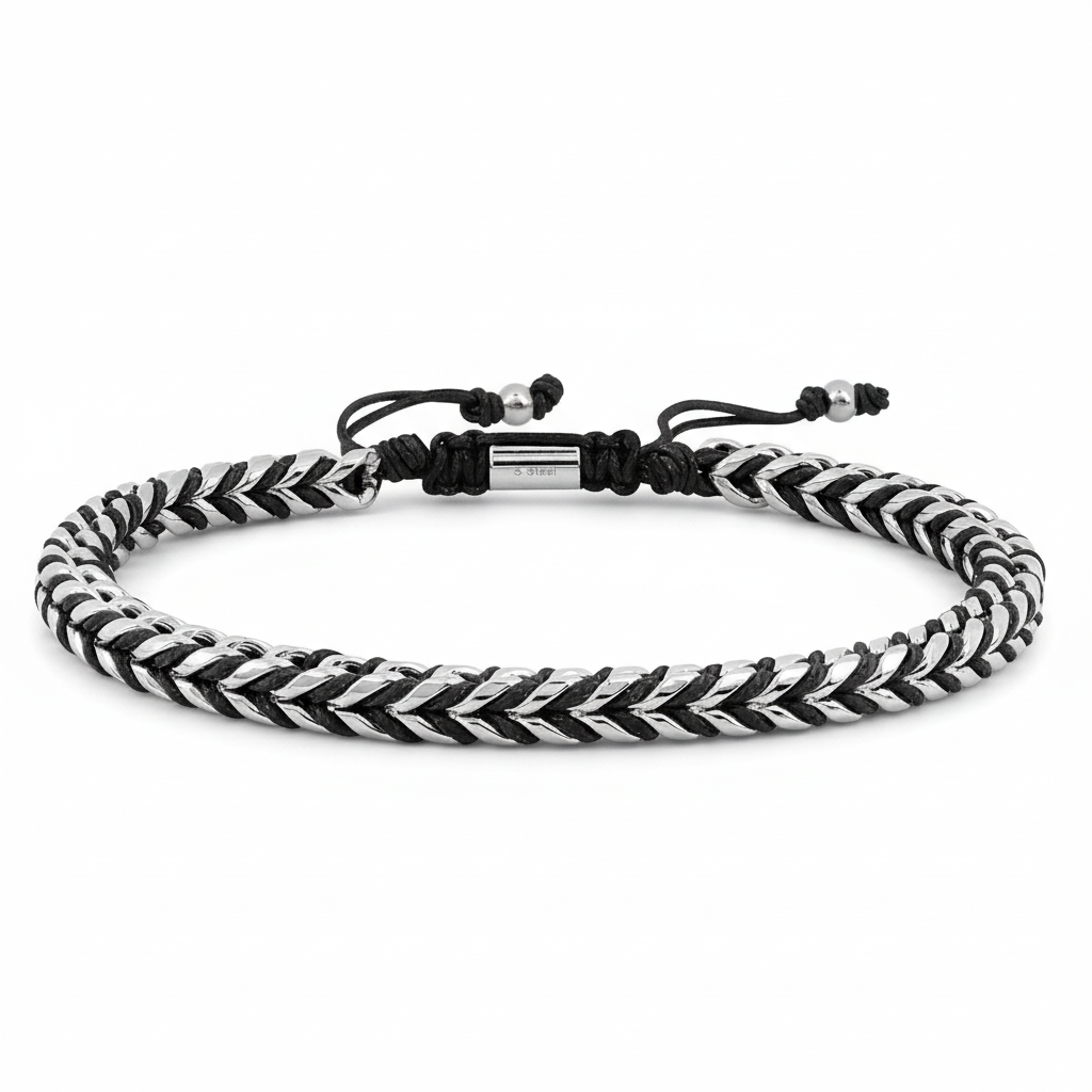 Bracelet Homme Acier noir