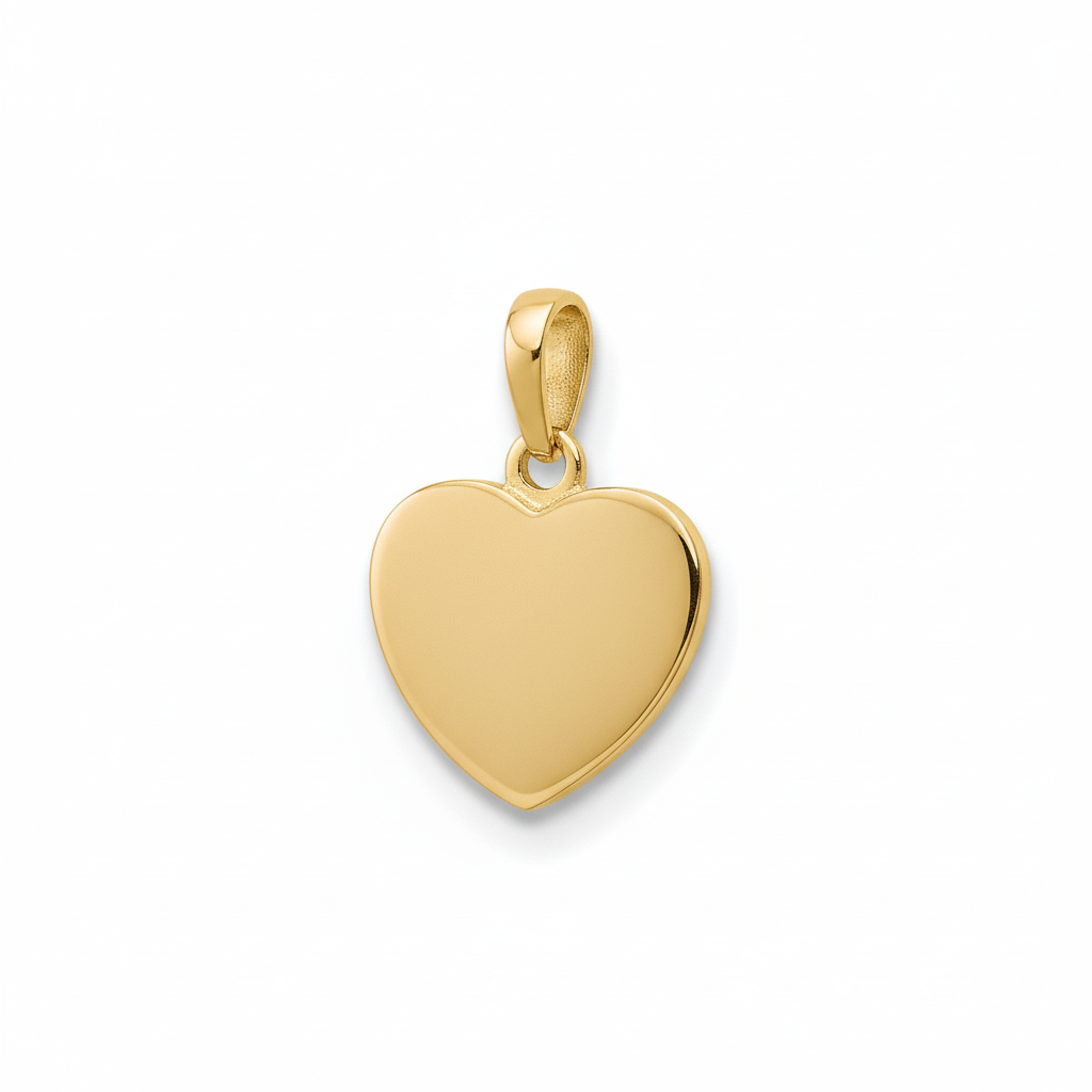 Pendentif Plaqué Or Coeur