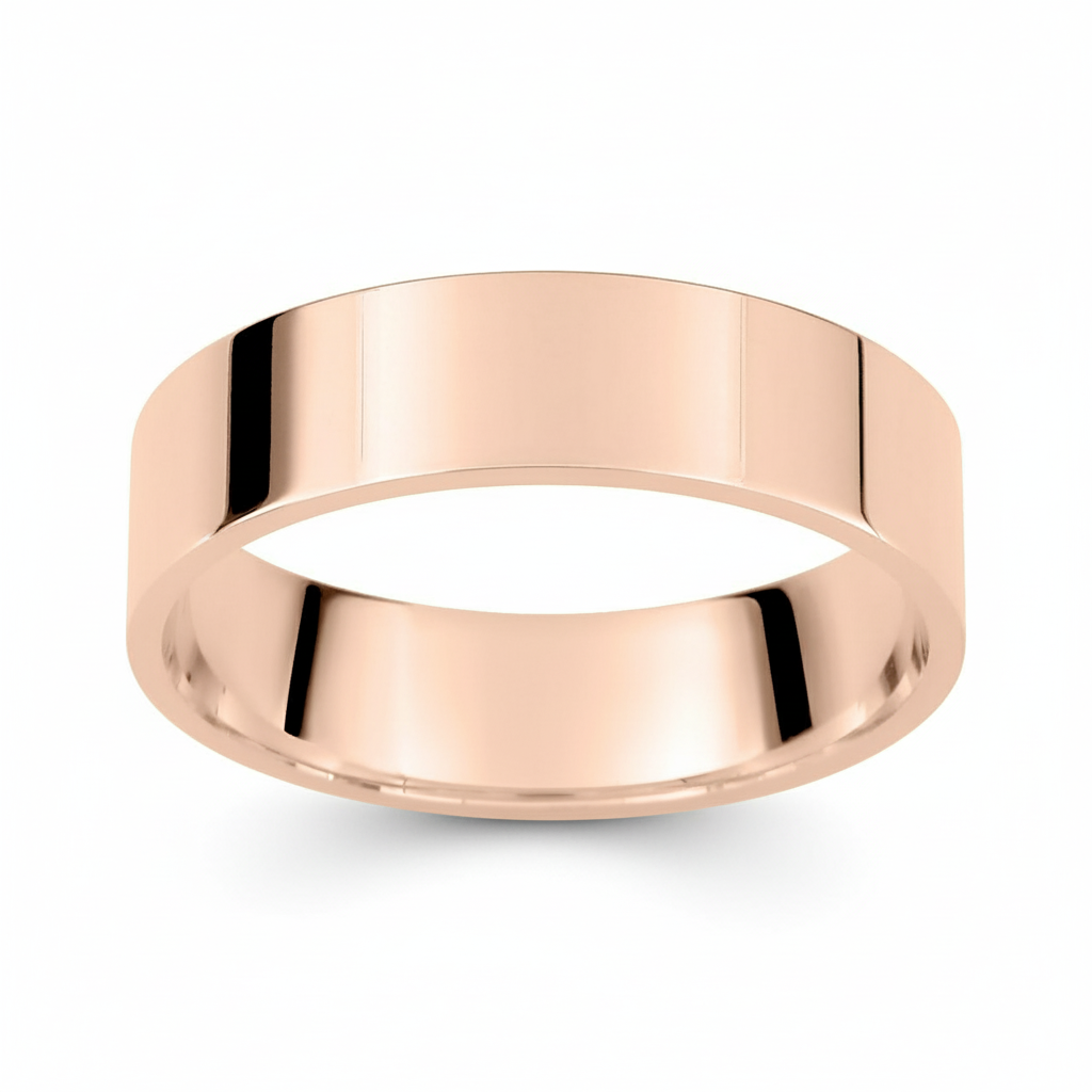 Alliance Or Rose 18k Largeur 5mm