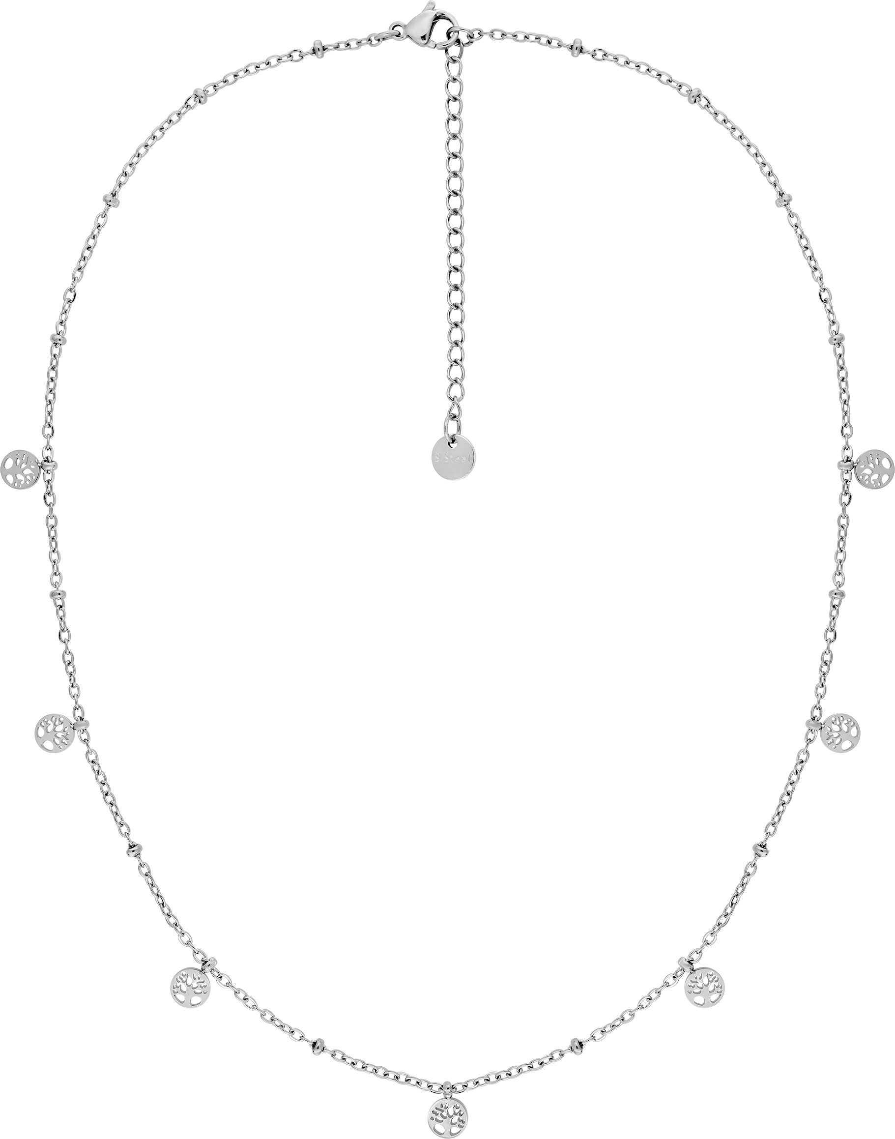 Collier Acier Longueur 38cm Arbre de Vie