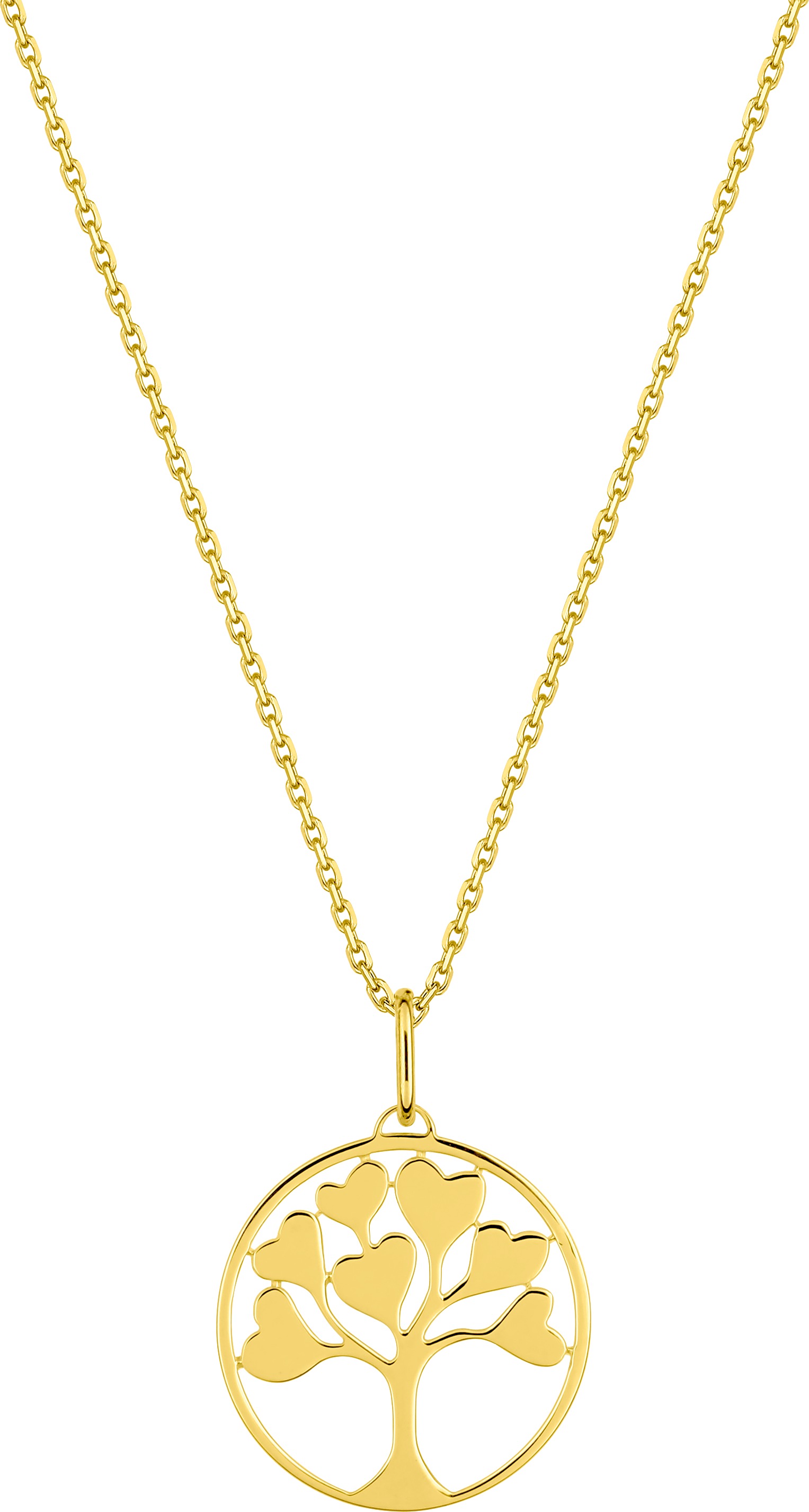 Collier Or 18k Longueur 40cm Arbre de Vie