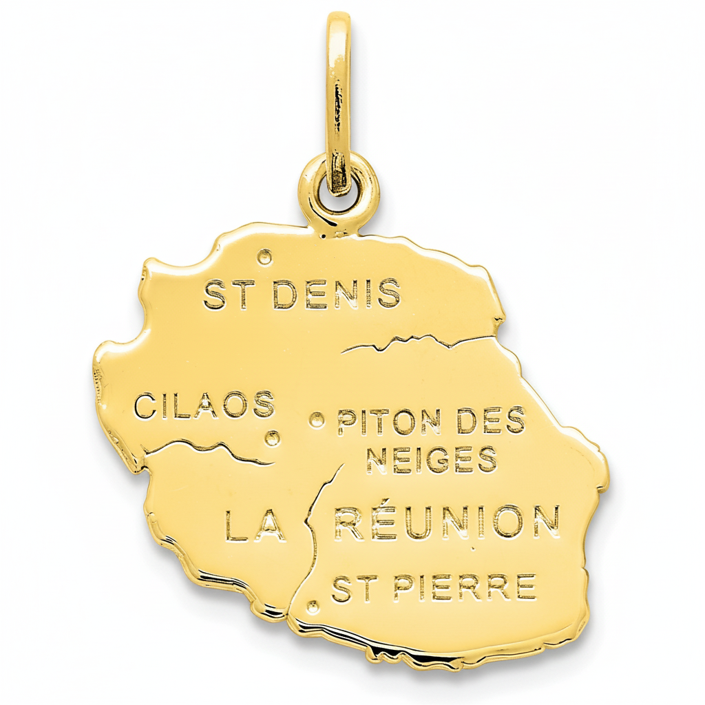 Pendentif Plaqué Or Réunion