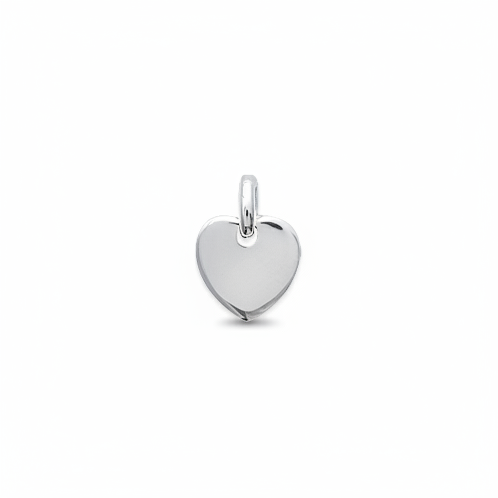 Pendentif Argent Rhodié Coeur Coeurs