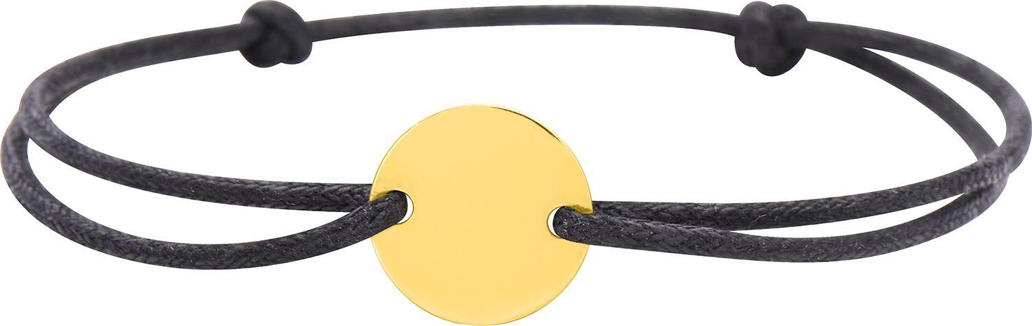 Bracelet Cordon Or 18k noir - Bracelet