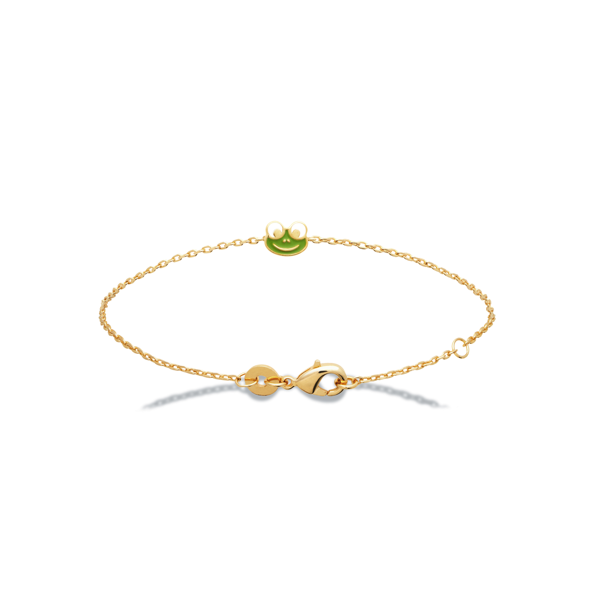 Bracelet Enfant Plaqué Or Figuratif Couleurs - Bracelet