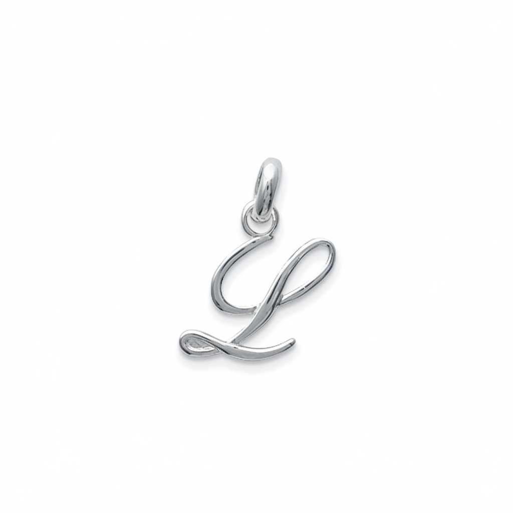 Pendentif Argent Lettre L