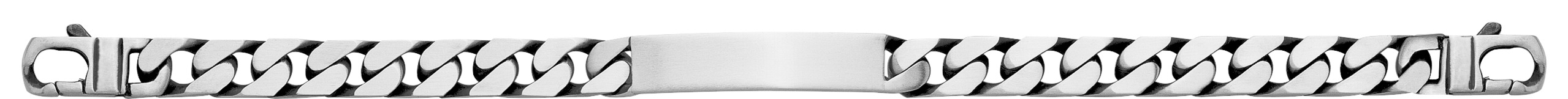 Gourmette Homme Argent Vielli Largeur 8mm